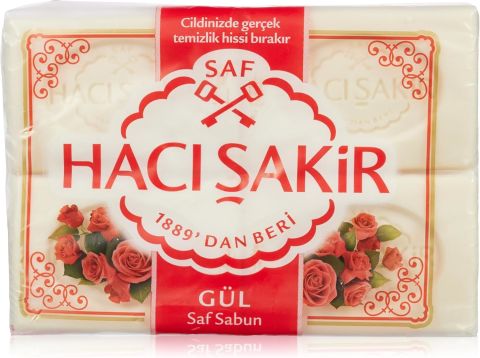 HacıŞakir Kalıp Sabun gül 600gr