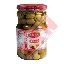 Akay Biberli Yeşil Zeytin 400gr