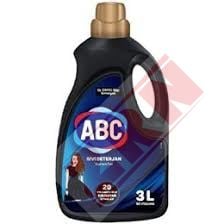 ABC Sıvı Çamaşır Deterjanı Siyahlar 3 Lt