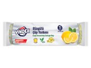 Vindex Büzgülü Çöp Torbası Limon Kokulu Orta Boy