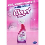 Clonet Banyo Kireç Sökücü Sprey 750 ml