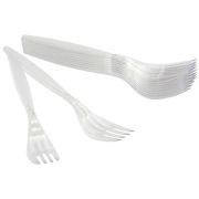 Plastik Lüks Çatal 100 Adet