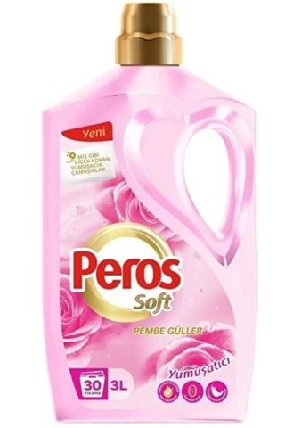 PEROS Soft Yumuşatıcı Pembe Güller 3Lt