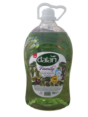 Dalan Family Sıvı Sabun Zeytin Mucizesi 3 Lt