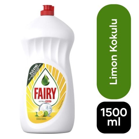 Fairy Sıvı Bulaşık Deterjanı Limon Elde Yıkama 1500ml