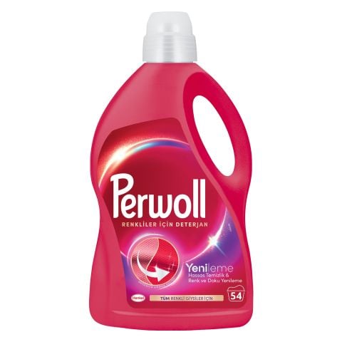 Perwoll Geliştirilmiş Renkli Sıvı Deterjan 54 Yıkama 2.970Ml
