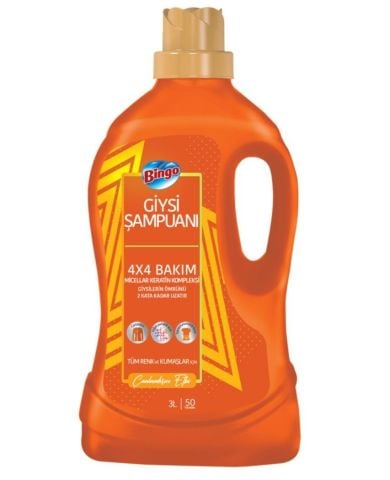 Bingo Giysi Şampuanı Canlandırıcı Etki 3lt