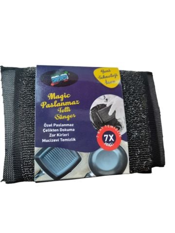 Wermoplast Telli İnox Bulaşık Süngeri 2'li*10 Paket