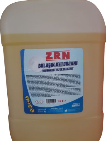 ZRN Elde Yıkama Bulaşık Deterjanı Limon Kokulu 10 Lt