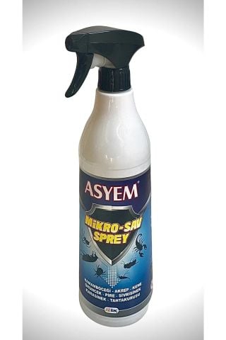 Asyem Mikro Sav Sprey (Kene- Hamam Böceği - Akrep - Örümcek- Pire -Sivrisinek -Karasinek -Tahtakurusu )