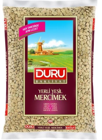 DURU Yerli Yeşil Mercimek 1000g
