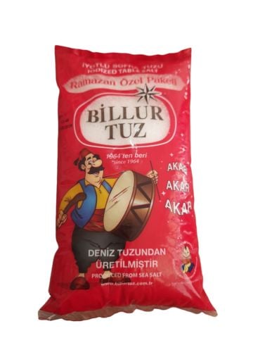 Billur Tuz Rafine İyotlu Sofra Tuzu 750 G Ramazana Özel Paket