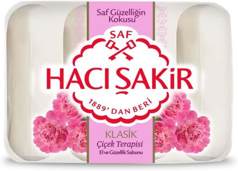 Hacı Şakir Klasik Çiçek Terapisi Güzellik Sabunu 4x70 G