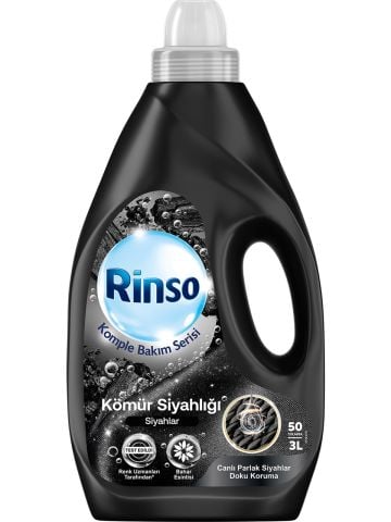 Rinso Sıvı Çamaşır Deterjanı Komple Bakım Serisi Siyahlar 50 Yıkama 3 L