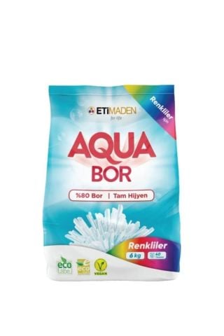 Aquabor %80 Bor Renkliler İçin Toz Deterjan 6 kg