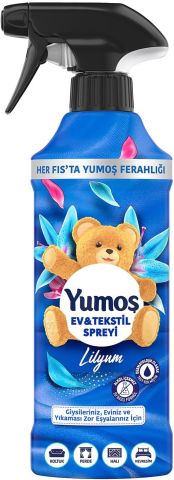 Yumoş Ev ve Tekstil Spreyi Lilyum Yıkanması Zor Eşyalar İçin 450 Ml