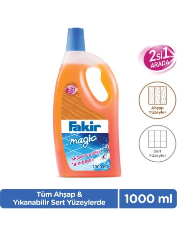 Fakir Magic 2'si 1 Arada Ahşap ve Sert Yüzey Temizleyici 1000ml