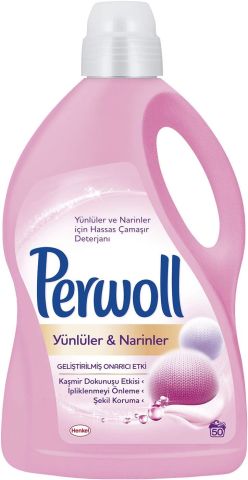 Perwoll Yenileme Yünlüler Narinler Sıvı Çamaşır Deterjanı 2970 ml