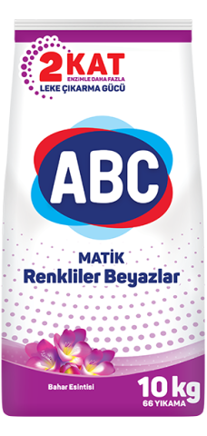 ABC Matik Bahar Esintisi 10kg Renkliler ve Beyazlar